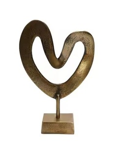 Elegant Metal Sculpture <b>Decorative</b> Showpiece Figurine Home Living Room Office <b>Table</b> <b>Decor</b> Interior Accent - Product Image 4