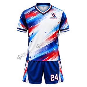 Conjunto de Uniforme de Fútbol Personalizado, Camiseta de Fútbol, Uniforme Deportivo, Equipación de Equipo, Ropa de Entrenamiento, Tela Transpirable, Diseño Personalizado - Product Image 2