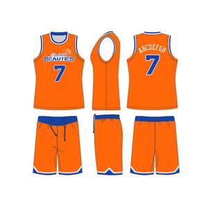 Maillot de basket-ball respirant de haute qualité pour jeunes, ensembles de basket-ball uniformes d'équipe de grande taille - Product Image 3