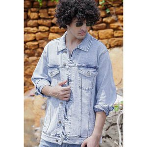 Chaqueta Vaquera Casual para Hombre, de Alta Calidad, Resistente al Viento, Ligera, para Otoño e Invierno, al por Mayor - Product Image 1