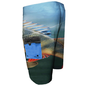 Shorts de bain décontractés personnalisés pour hommes - Imperméables, respirants, séchage rapide, impression numérique, écologiques, avec cordon de serrage - Product Image 3