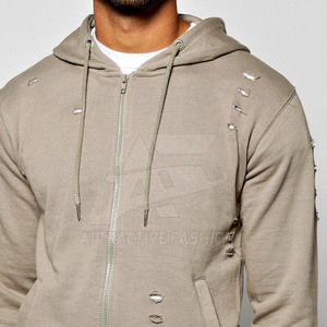 Survêtements déchirés à manches longues en matière de qualité supérieure, style streetwear, nouvelle collection tendance - Product Image 6