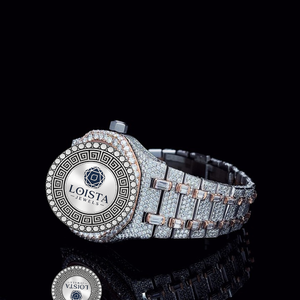 Reloj de Lujo Hip Hop con Diamantes de Imitación, Movimiento Mecánico Automático, Reloj de Lujo para Hombre LOISTA - Product Image 3