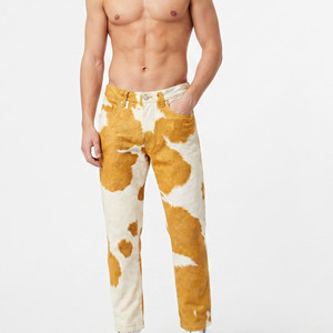 Pantalones de Cuero Genuino con Pelo para Hombre, Estilo Vaquero y Urbano - Product Image 6