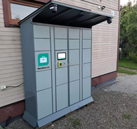 Casier de stockage électronique personnalisable pour la location de bagages, paiement en espèces, pièces de monnaie, carte de crédit pour casier de stockage électronique intelligent