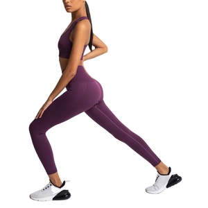 Ensemble Legging et Soutien-Gorge de Sport OEM Premium pour Femme/Fille – Tenue de Yoga et Fitness Évidée - Product Image 1