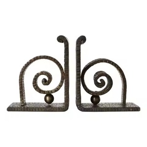 High Quality Metal Bookends Durable Book Holder Non Slip Book Stopper <b>Office</b> Desk <b>Shelf</b> Organizer - Product Image 5