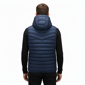 Chalecos Acolchados Personalizados de Alta Calidad para Hombre, Chaquetas de Burbuja con Mangas Cortas y Colores Personalizados, Servicio OEM - Product Image 2
