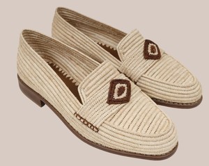 Mocassins en raphia faits à la main pour hommes – Chaussures marocaines tissées, chaussures à enfiler naturelles - Product Image 1