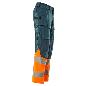 High Street Men's Denim Jean <b>Pants</b> 6 Pockets Cargo with Custom Logos Plus Size Winter Collection OEM Service Price - Product Image 3