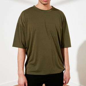 เสื้อยืดผ้าฝ้ายผู้ชาย นุ่ม ระบายอากาศได้ดี สวมใส่สบาย เหมาะสำหรับใส่ในชีวิตประจำวันช่วงฤดูร้อน - Product Image 6