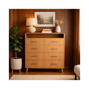 Collection RIVEO RANGE OEM ODM Meubles de maison personnalisés, commode durable et éco-responsable, prix d'usine, armoire haute - Product Image 1