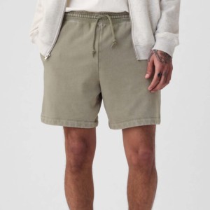 Knee Length Cotton Terry <b>Shorts</b> Men's Gym Sweat <b>Shorts</b> Casual Joggers Elastic Waist <b>Trousers</b> Hip Hop <b>Shorts</b> Men - Product Image 1