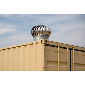 Conteneur Premium de 20 pieds avec ventilation par turbine, conteneur maritime en acier de haute qualité pour le stockage et le transport de marchandises - Product Image 6
