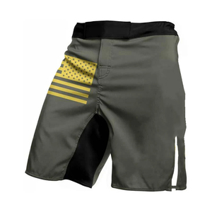 Pantalones Cortos de MMA para Adultos de Alta Calidad, OEM, Lisos, Transpirables, Elásticos, de Spandex/Poliéster, Cómodos, Ligeros y de Secado Rápido - Product Image 2