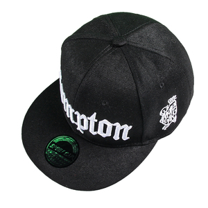 Gorra Snapback Negra de Visera Plana con Bordado 3D en Relieve, de Lona de Algodón, con Logotipo Bordado, Estilo Urbano, Unisex, Casual, para Adultos, para las Cuatro Estaciones - Product Image 5