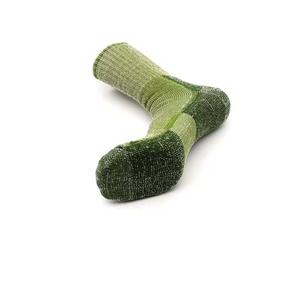 <b>Men's</b> Crew <b>Socks</b> <b>Green</b> Cotton Knitted Breathable Sports Summer Wear Standard Thickness Solid Cuff Logo - Product Image 3