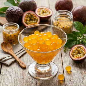 Perles de jus éclatantes de qualité supérieure, saveur fruit de la passion, 3,4 kg, pour smoothies, yaourts glacés et desserts - Product Image 4