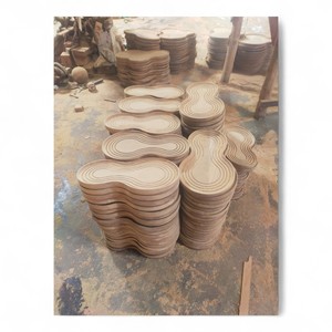 ถาดไม้ระแนงสำหรับวิลล่าริมชายฝั่ง รีสอร์ทกลางแจ้ง ถาดเสิร์ฟเครื่องดื่มไม้สัก สไตล์เมดิเตอร์เรเนียน สำหรับธุรกิจบริการระดับพาณิชย์ - Product Image 5