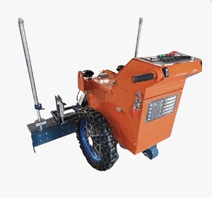 Chargeuse compacte sur chenilles orange avec deux bras hydrauliques et panneau de commande pour usage agricole - Product Image 1