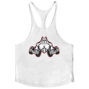 Débardeur de sport moulant pour homme en coton extensible, idéal pour la musculation et les entraînements, tenue décontractée d'été - Product Image 5