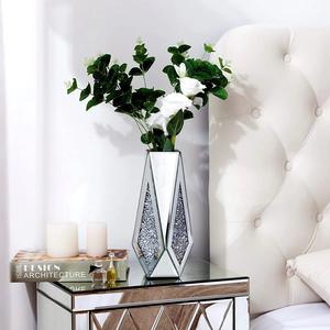 Vase de table en métal fait main de luxe pour la décoration moderne de la maison, porte-fleurs écologique résistant à la rouille pour le salon et le bureau - Product Image 5