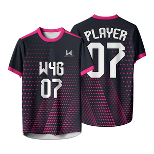 Maillots de football personnalisés pour hommes, respirants, imprimés numériquement, à séchage rapide, en polyester et nylon, maillots de football personnalisés - Product Image 6
