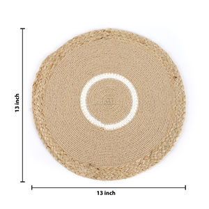 Mantel Individual de papel de rafia, decoración de cocina de lujo, manteles individuales con cuentas, mantel de mesa, mesa de comedor, restaurante y diseño de Hotel - Product Image 1