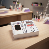 Machine à ongles électrique professionnelle de luxe 45000 tr/min, lime à ongles portable pour salon, logo personnalisé, OEM, ODM, vente en gros