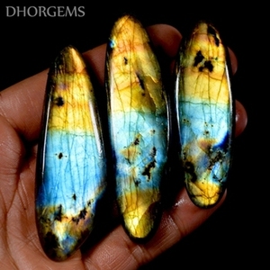 หินลาบราดอไรต์ธรรมชาติหลากสีแบบขายส่ง หินหลวมสำหรับตกแต่งและทำเครื่องประดับ - Product Image 2