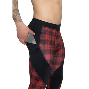 <b>Mens</b> Sports <b>Compression</b> Leggings Performance Running <b>Tights</b> Stretch Workout Fitness Training Pants Active Athletic Wear - Product Image 3