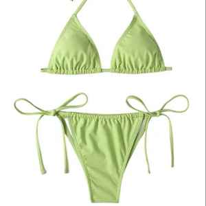 Custom Logo OEM Seamless Ribbed Adjustable Straps Breathable Comfortable Everyday Eco-Friendly <b>Sports</b> Bra Women <b>Bikini</b> <b>Set</b> - Product Image 1