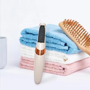 <b>USB</b> <b>C</b> Rechargeable Foot Callus Remover Long Handle Pumice Shaver Foot Rasp Runtime Display - Product Image 2