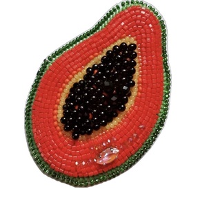 Patch décoratif moderne en perles de rocaille pour idées de mode DIY, patch brodé perlé créatif pour accessoires faits main - Product Image 3