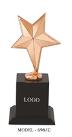 Premio de metal duradero con revestimiento de primera calidad y construcción robusta, adecuado para todo tipo de ceremonias de premiación, trofeo de metal personalizado.