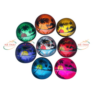 Cuenco de coco personalizado Artesanía hecha a mano respetuosa con el medio ambiente Premium OEM ODM Directo de Vietnam Fábrica Suministro de exportación internacional - Product Image 5