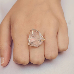 Fashion <b>Rings</b> Gold <b>Crystal</b> Craft Supplies & Tools - Product Image 1