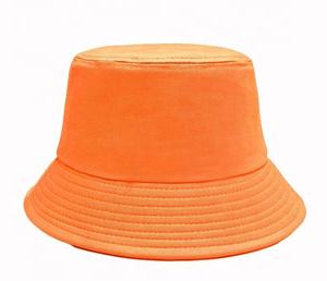 Sombrero de Pescador con Logotipo Personalizado, Unisex, de Algodón, Color Sólido, Casual, de Verano, para Adultos, 56-58CM, Impresión en el Panel Frontal - Product Image 5