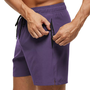 Nouveau short de bain pour homme à séchage rapide, motif uni, design optimal, respirant, à prix avantageux - Product Image 4