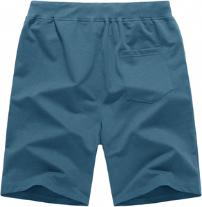 Shorts de sport athlétiques respirants pour femmes, 100 % coton, taille haute, coupe ample avec poches, pour la course et l'entraînement (également adaptés aux hommes) - Product Image 2
