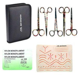 Medical Students Practice Surgical Instruments <b>Sutur</b> <b>Kit</b> Medic Instruments Tools Teaching Resources Manufacturer <b>Suture</b> <b>Kit</b> - Product Image 1