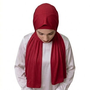 Women's Plain Muslim Hijab Soft Stretch Breathable Quick-Dry Lightweight Long Head Wrap Private Label Manufacturer - Product Image 5