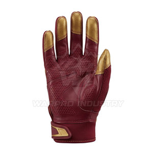 Guantes Profesionales de Fútbol Americano de Cuero, Duraderos para Invierno, con Palma de Alto Agarre Antideslizante para Jugadores, Equipos y Entrenamiento - Product Image 3