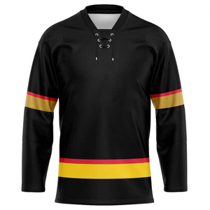 Wholesale <b>Top</b> Stitched Sports Ice Hockey Jerseys Custom Team Names Breathable Quick Dry 100% Polyester Best Quality Low MOQ - Product Image 1