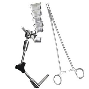 Ensemble de rétracteurs de valve mitrale en acier de qualité supérieure, instruments chirurgicaux cardiovasculaires portatifs et réglables pour la chirurgie cardiaque ouverte en milieu hospitalier - Product Image 1