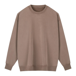 เสื้อสเวตเชิ้ตคอกลมปักโลโก้ตามสั่งสำหรับผู้ชาย ผ้าฝ้าย 100% ซักแบบวินเทจ สีพื้น เป็นมิตรกับสิ่งแวดล้อม ระบายอากาศได้ดี เหมาะสำหรับฤดูหนาว - Product Image 3