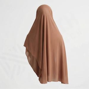 Precio de fábrica al por mayor, tela de jersey de color liso personalizable, hiyab instantáneo musulmán de 75x175 cm para mujer, suave, transpirable y de primera calidad. - Product Image 2