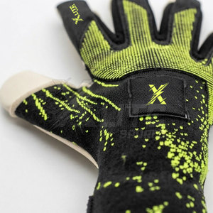 Gants de gardien de but de football en cuir de qualité supérieure, antidérapants, avec fermeture auto-agrippante, paume respirante pour une meilleure adhérence, unisexe - Product Image 5