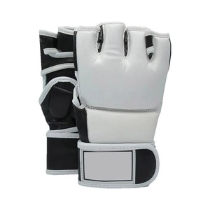 Gants de MMA en cuir de haute qualité, équipement d'entraînement sportif, gants de boxe, gants de frappe en cuir PU, gants de MMA - Product Image 4