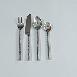 Elegant Design Gold Finish Stainless Steel Flatware <b>set</b> Gold Finish <b>Cutlery</b> <b>set</b> Steel Flatware <b>set</b> Gold Flatware <b>set</b> - Product Image 4